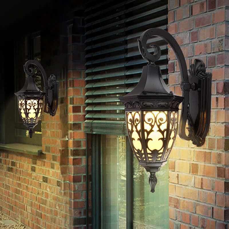 High Quality American Creative Retro Corridor Vintage Out Door Garden Wall Lights Wall