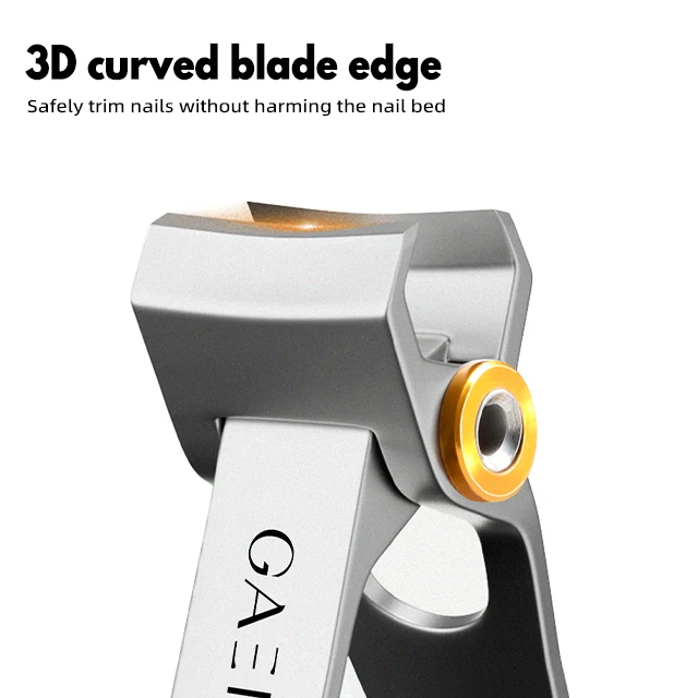 New arrival nail supplies large size wide jaw nail cutter mess free no splash nail clipper for men and women and elder person
