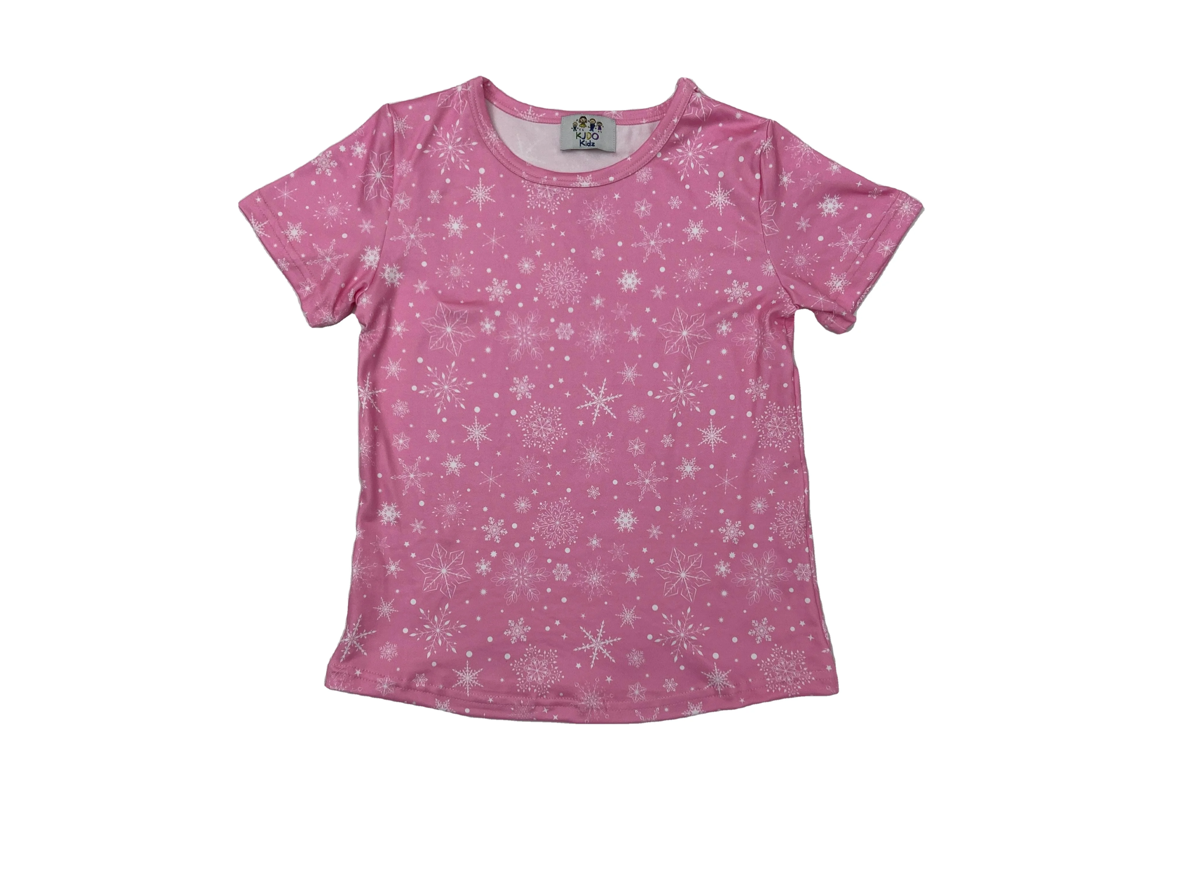 New Western Style Baby Girls custom Print Ruffle Bottom T-shirt Summer Clothes For Kids Tank Peplum