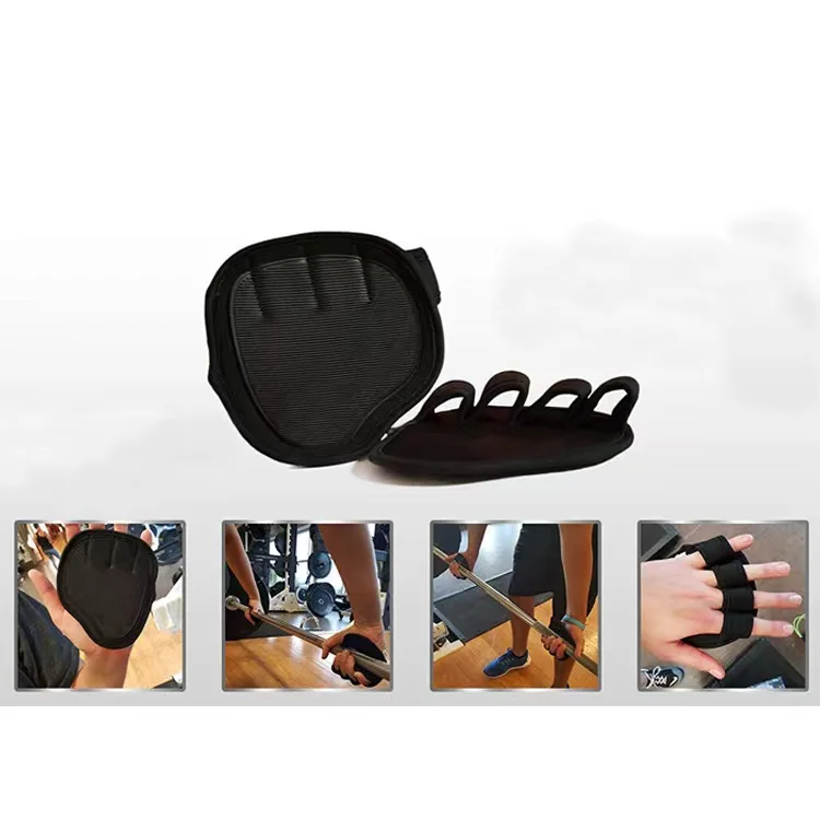 Hand Palm Protector Gym Fitness Gloves Half Finger Lifting Palm Dumbbell Grips Pads Weightlifting Training Glove Gym Accessories