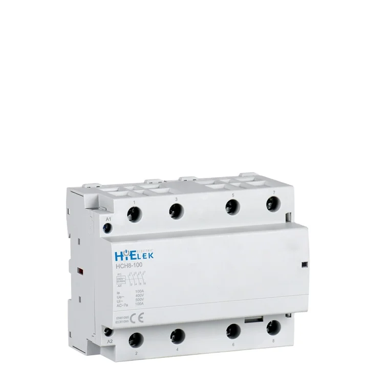 230V coil 100A 4 pole Magnetic Contactor 4NO 4NC 3NO+1NC 2NO+2NC for house,hotel