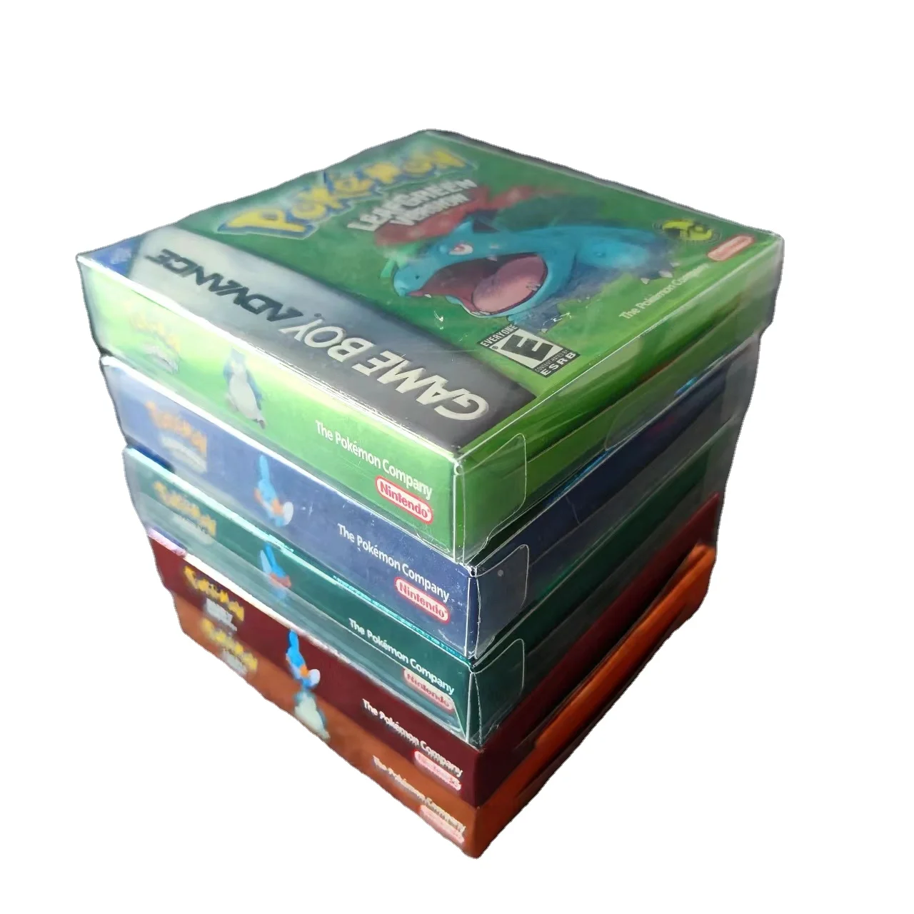 Emerald Leaf Green Fire Red Ruby Sapphire Game cartridge + Retail Box For Gba Gameboy Video Game