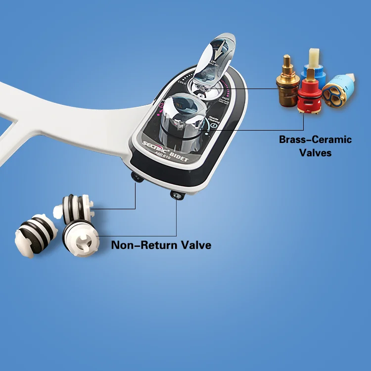 ABS High quality wholesale Bathroom Toilet Bidet Attachment non Electric Bidet