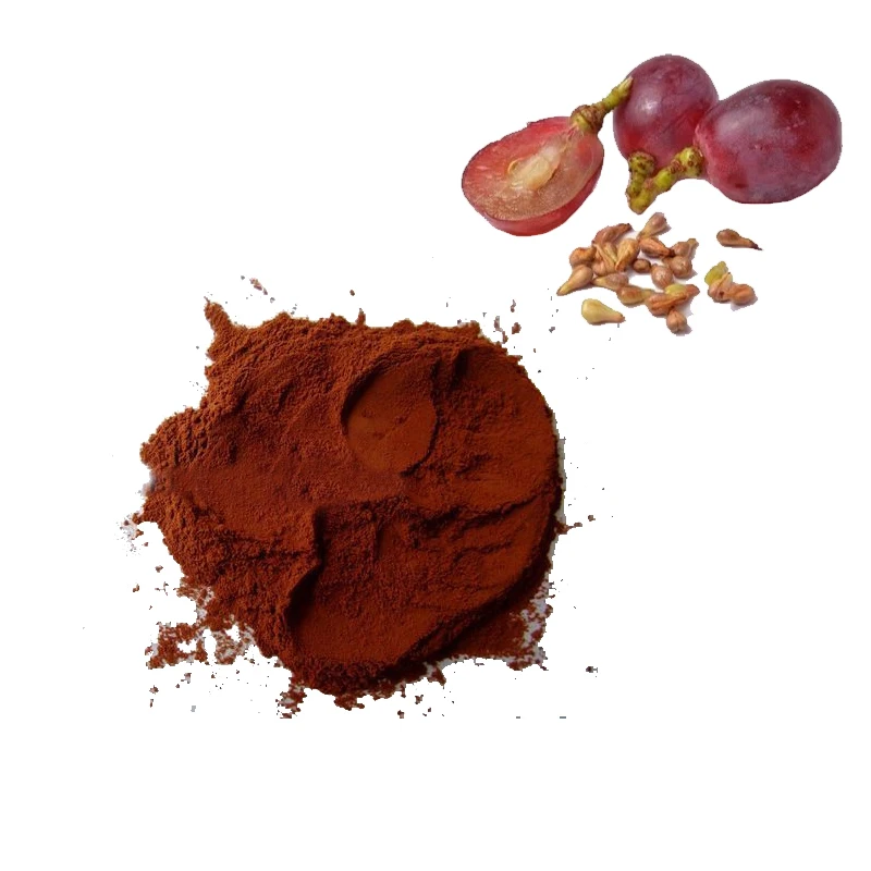 Cosmetic Grade Skin whitening grape seed extract  Polyphenols 98%  Vitis Vinifera L