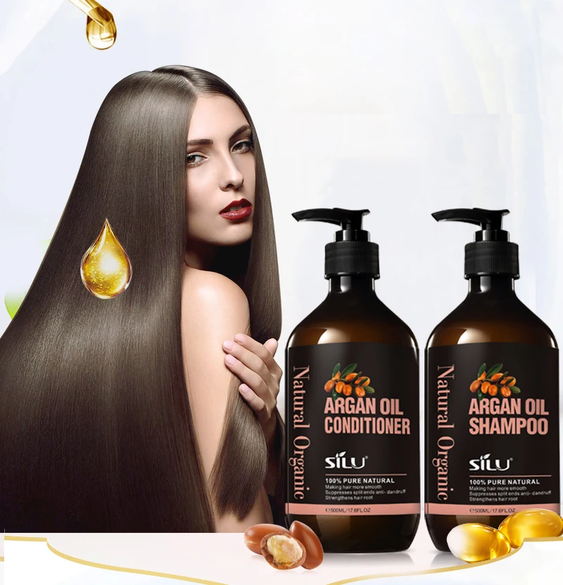 Best Selling private label Organic Argan Oil Nourishing hair shampoo for Men and Women