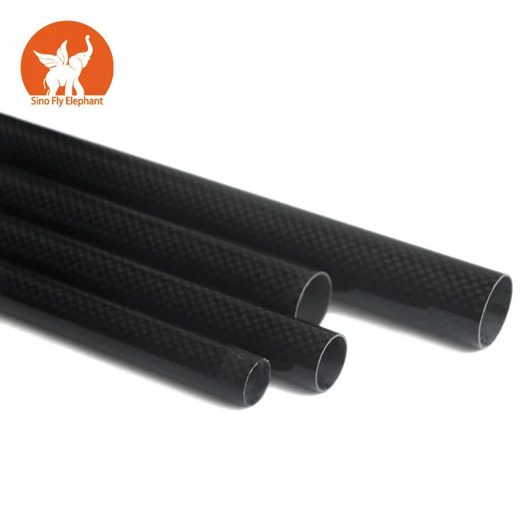 Factory Custom high quality carbon fiber tube 1500mm  pipe for sale