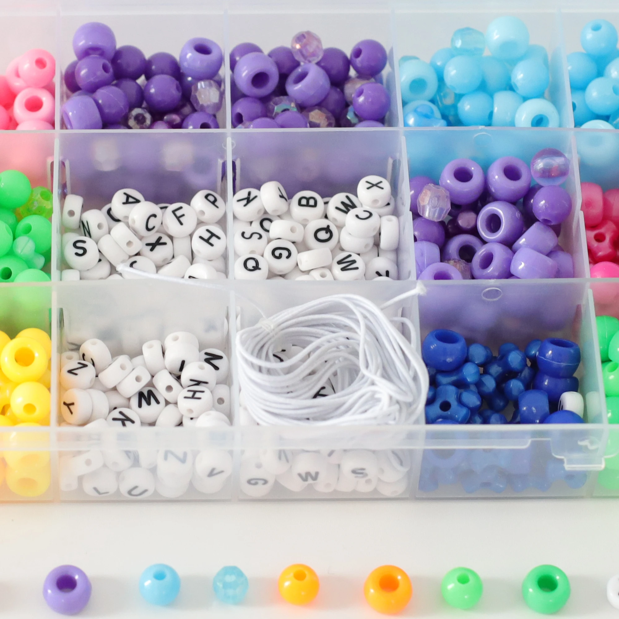Creatistics Alphabet & Rainbow Beads - Box of 900