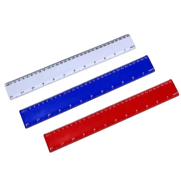 10CM 15CM 20CM 30CM Plastic Straight Ruler for School Stationery