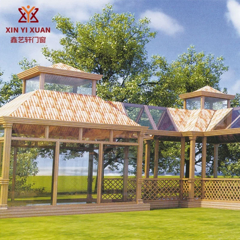 
factory direct sale free standing garden sun rooms luxury tempered insulated aluminum sunrooms glass houses 