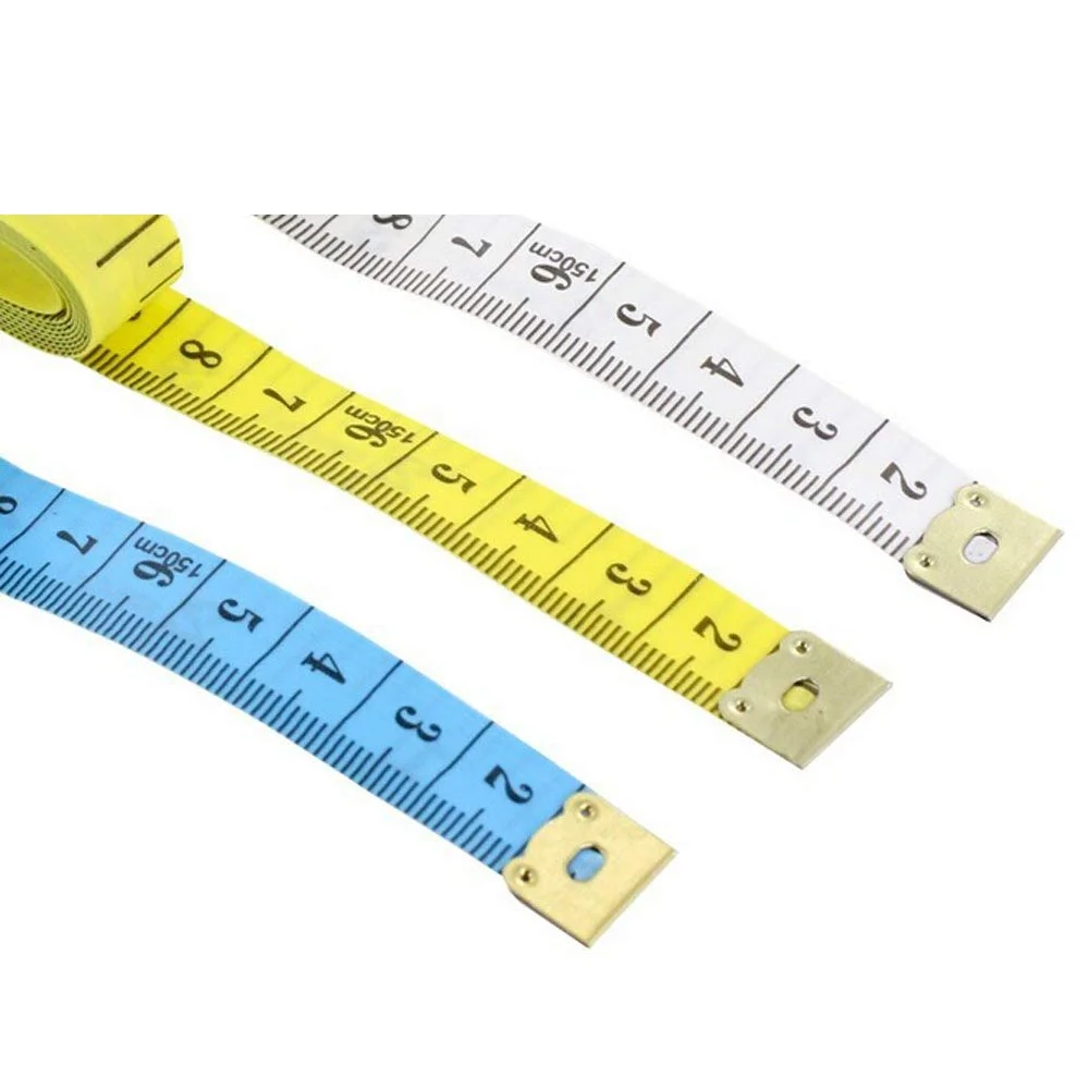 Factory price soft flat 1.3*150cm sewing ruler meter sewing tape measure for sewing tailor cloth ruler