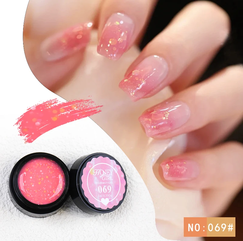 OEM Private Label 72 Colors Soak Off Uv Nail Art Drawing Paint Gel Canned 8g Painting Gel For Nails Art