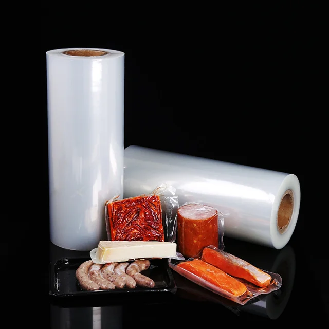 Свежее мясо морепродуктов PA \/PE \/EVOH пищевой пластиковый упаковочный материал стрейч Термоформовочная пленка