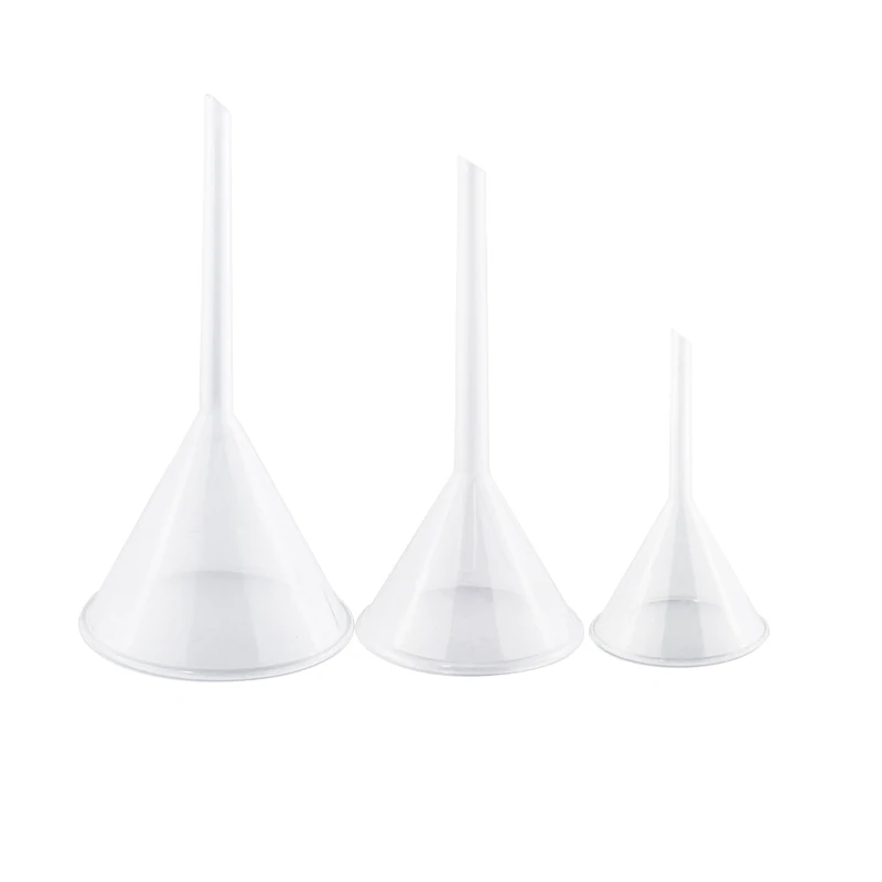 High quality Thickening of Plastic funnel transparent All specifications for laboratory