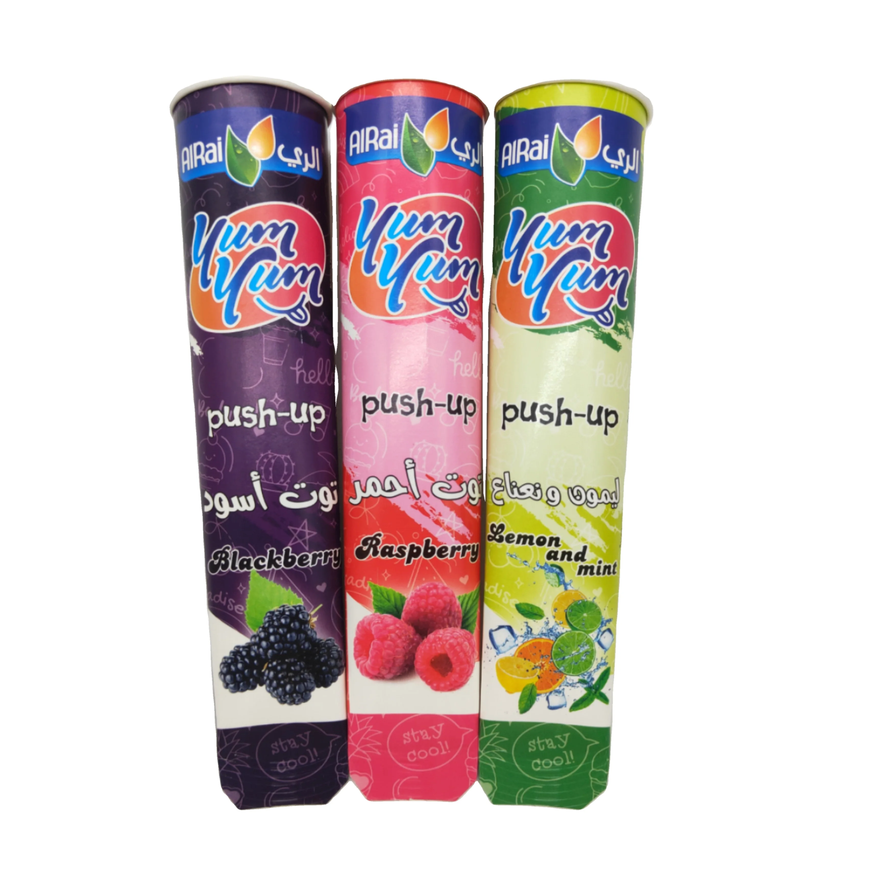 135ML Popsicle tubes ice cream cone cups aluminum foil lid calippo paper cup tube