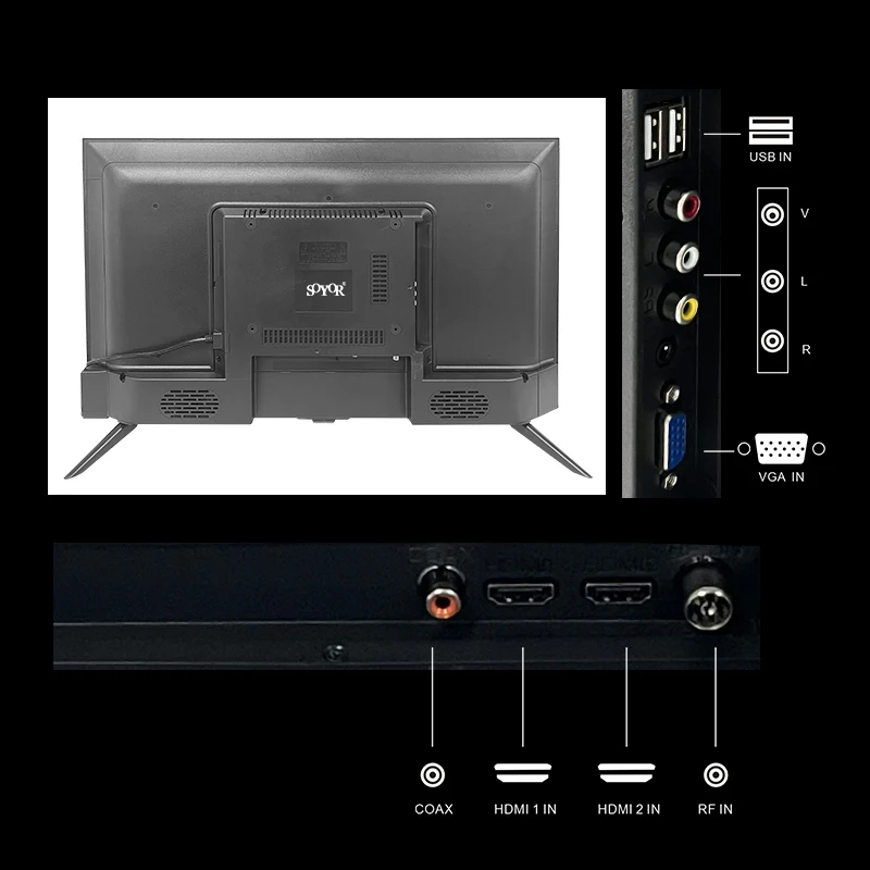 Customized 32/43/50/55/65 Inch DLED UHD Smart TV Android 12.0 14.0 LCD 4K LED Smart TV WiFi Television