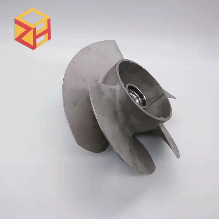 155MM  Boat 13/14  Swirl Impeller precision stainless steel casting
