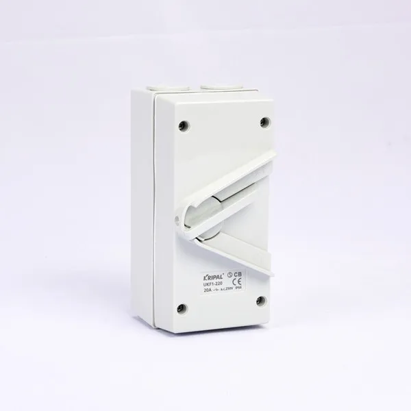 IP66 10-63A 250V 440V UKF series Weatherproof Outdoor Lever Switch