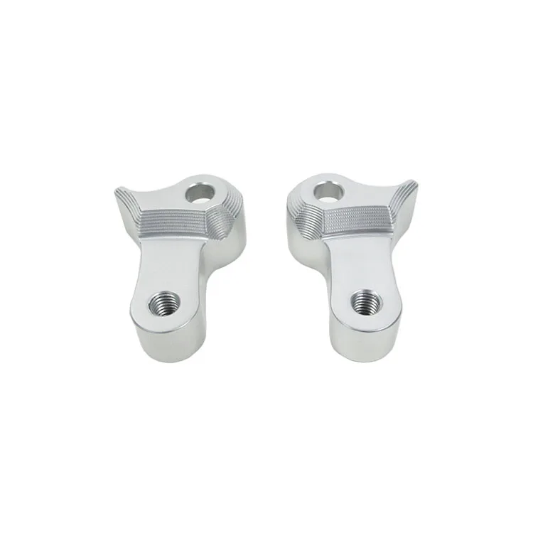 Серебряный Задний амортизатор ниже кронштейн комплект мотоцикла задняя подвеска Задний амортизатор комплект для мотоцикла