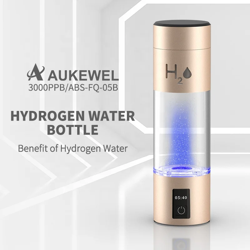 High Quality Health Care Product Portable Logo Custom Optional 3000ppb 1500ppb Hydrogen Generator Water Bottle