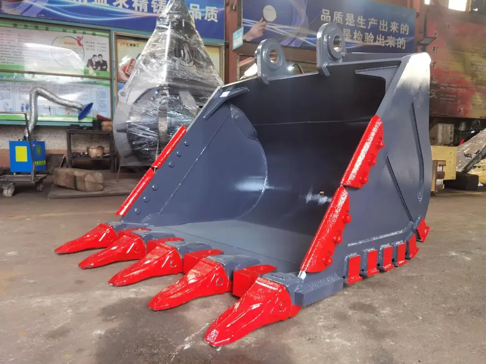 Excavator Rock Bucket Heavy Duty Bucket High Quality Bucket Hardox 1-5 CBM for CAT PC JCB ZX