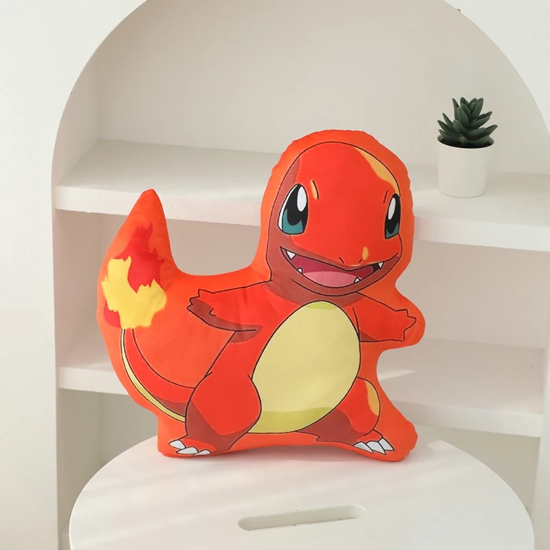 Kawaii Pokemoned Gengar Pikachu Bulbasaur мягкая плюшевая подушка игрушки милые Charmander Squirtle мягкие подушки Peluche куклы