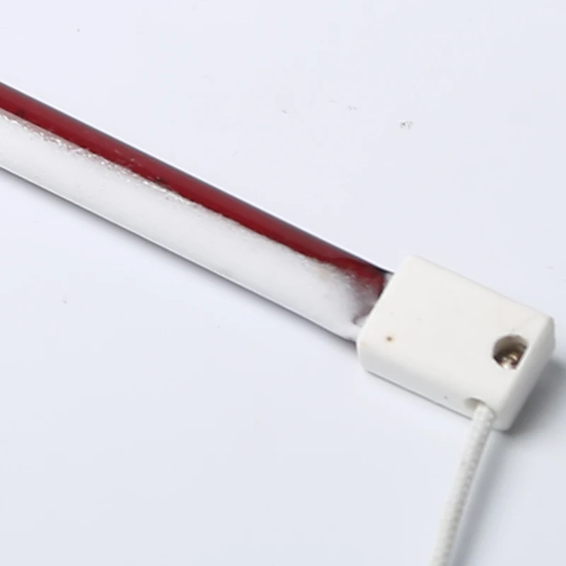 Single tube Infra red halogen lamp quartz tube tungsten for PET blowing machine