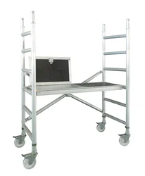 Popular light weight portable aluminum foldable mobile scaffold for manufacturers