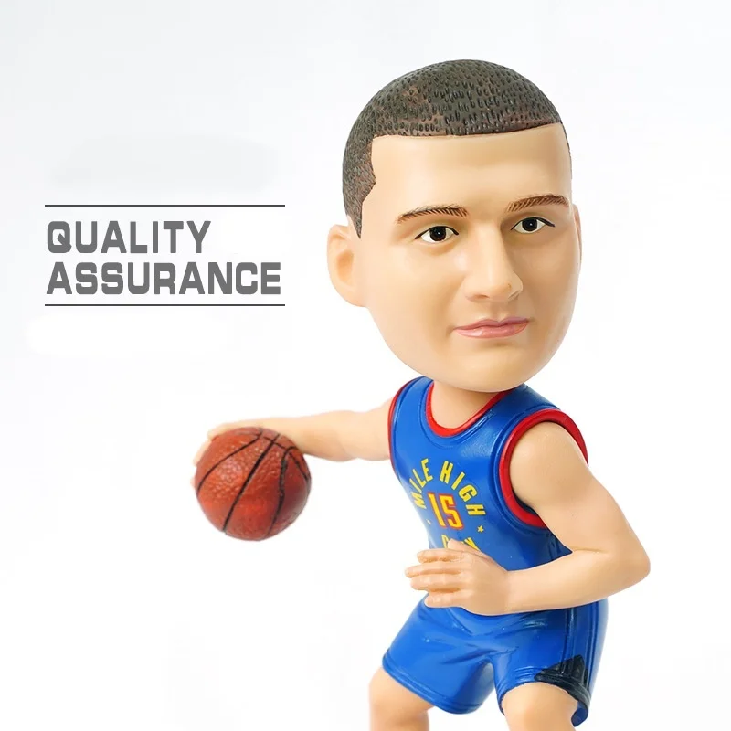 Изготовленная на заказ NBA Basketball Star Player Bobblehead Статуэтка из смолы Super
