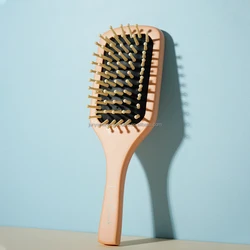 Scalp Massage Brush Bamboo Wide Wholesale  Tooth Comb Beard  Wood