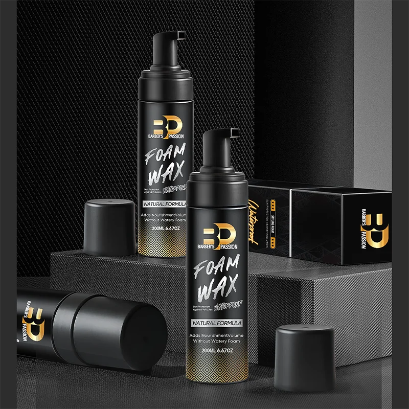 Private Label Foaming Styling Hold Hair Foam Mousse Defined Curls Man Texture Smoothing Protecting