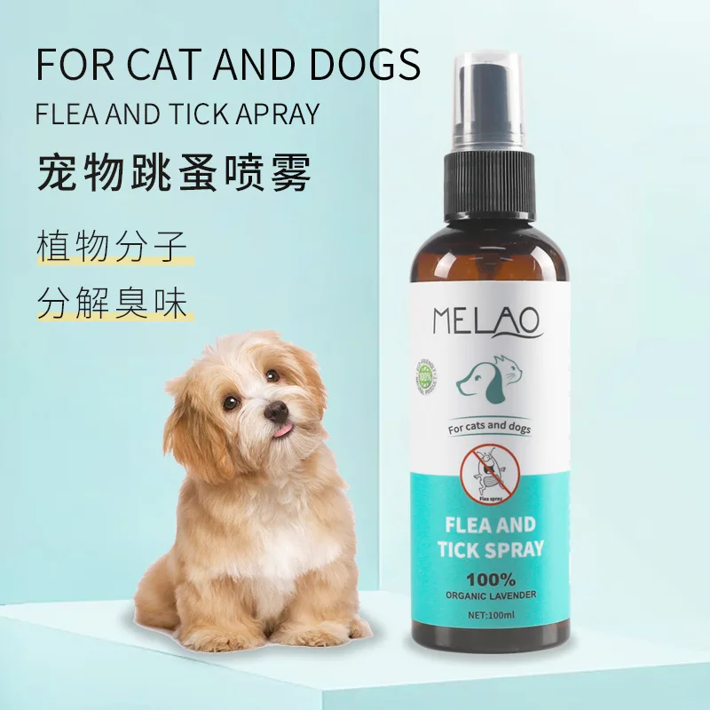 
100% Organic Lavender Flea Tick Spray For Cats And Dogs For Animals Pet Spray Effective Flea Expelling 