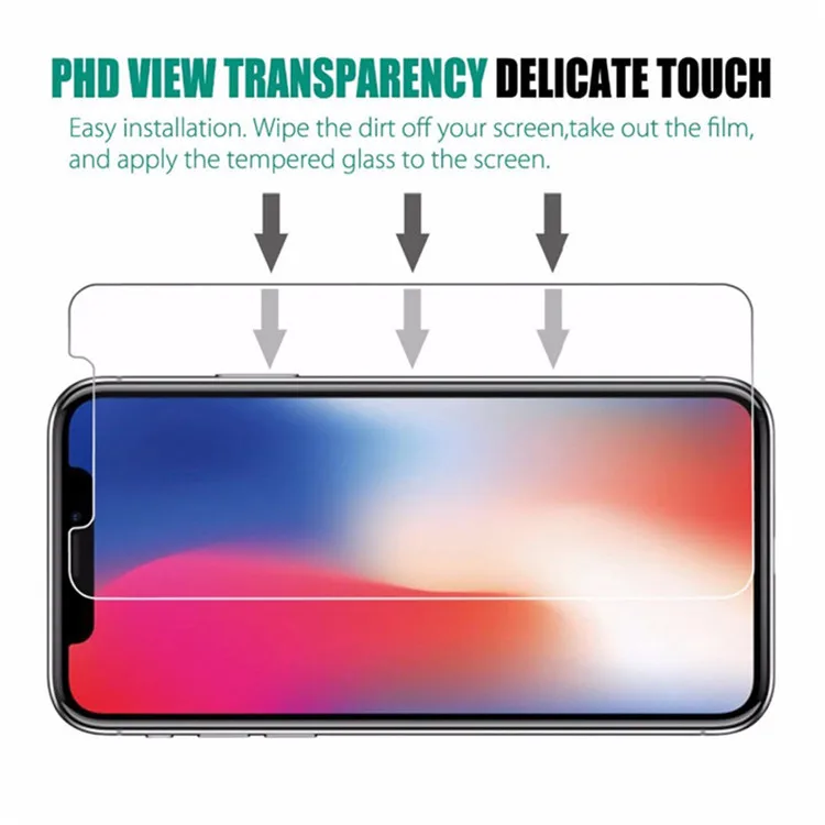  Закаленное стекло для iPhone 12 Pro Max защита экрана 2.5D Противоударная пленка 11 X Xr Xs 8 7 6 Plus Samsung J3
