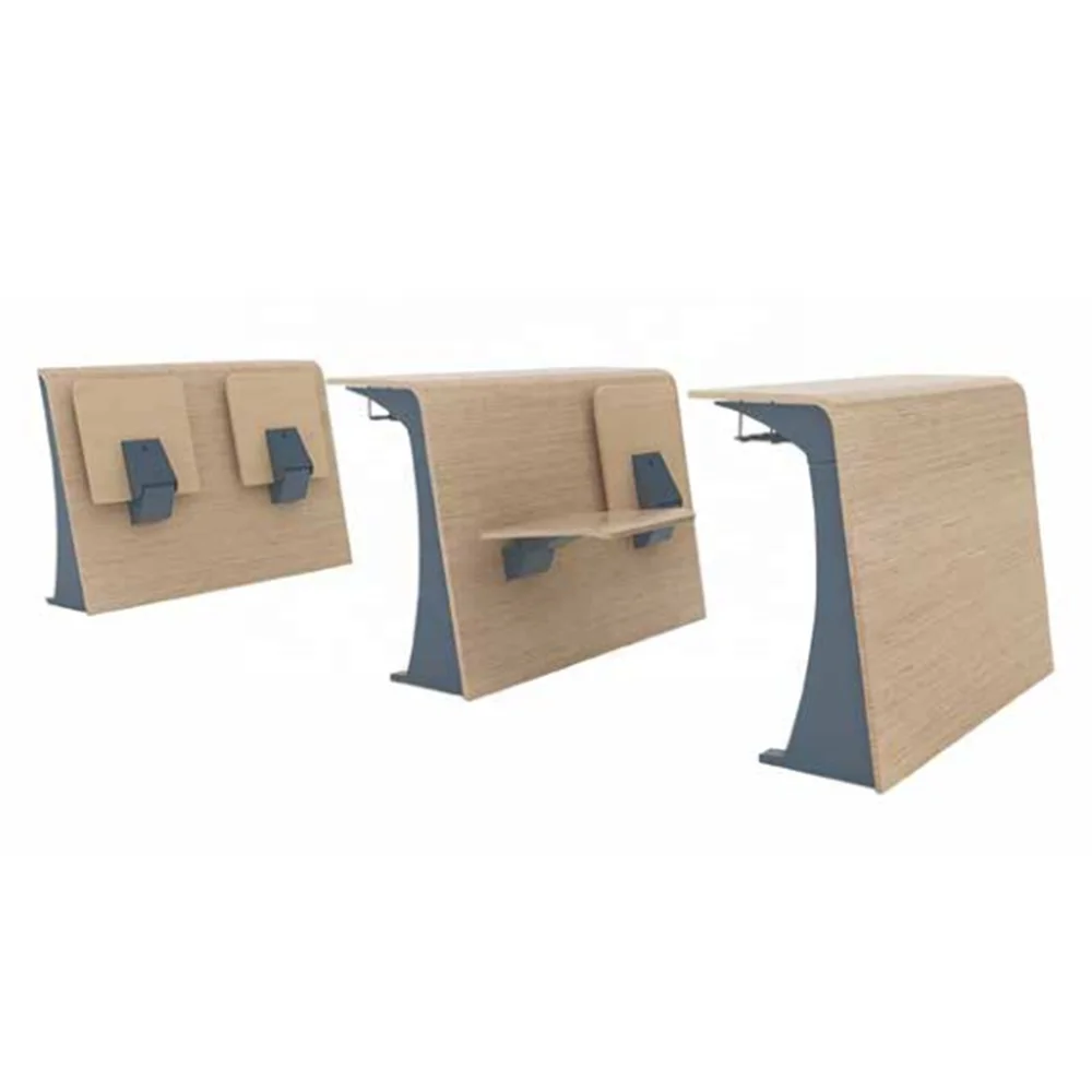 College Classroom Table Kids Adult School Furniture Wooden Children Student Desks Chair with Frame Metal Modern YA-X062