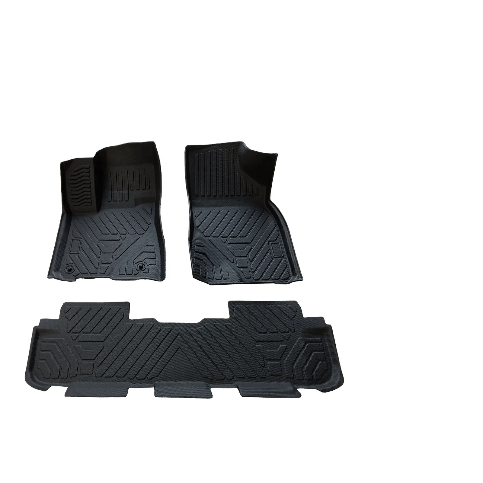 All Weather TPE Car Mats Waterproof Ruber Anti-slip Sales  TPO Car Floor Mats Use for HIGHLANDER 2015-2019