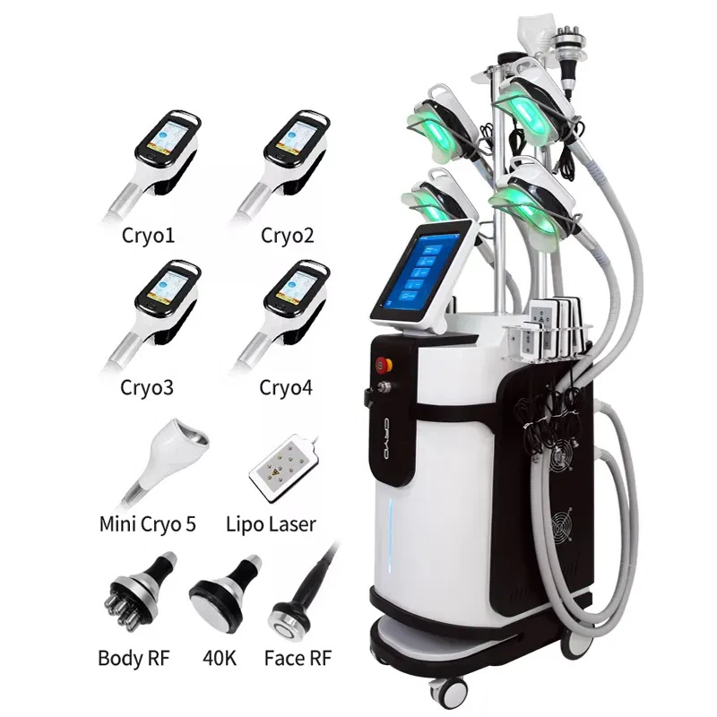 Professional Cryotherapy Machine Weight Loss 360 Body Contouring Slimming Cryolipolysis Machine for Salon and Home Use