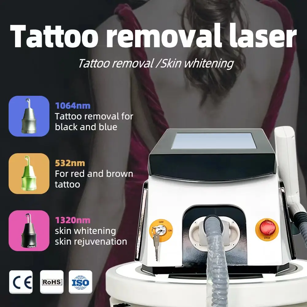 2 in 1 picosecond laser 755 1064 diode laser tattoo removal nd yag q switch picosecond laser pen machine Pore Remover