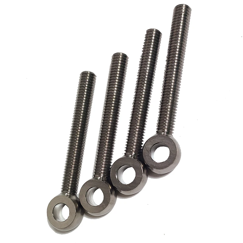 gr5 M8X65MM titanium Loop Circle Hole Eye Ring Screw Bolt Eyebolt