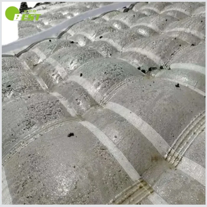 500g double-layer woven geotextile mattress for river bed reinforcement embankment flood control and water channel erosion