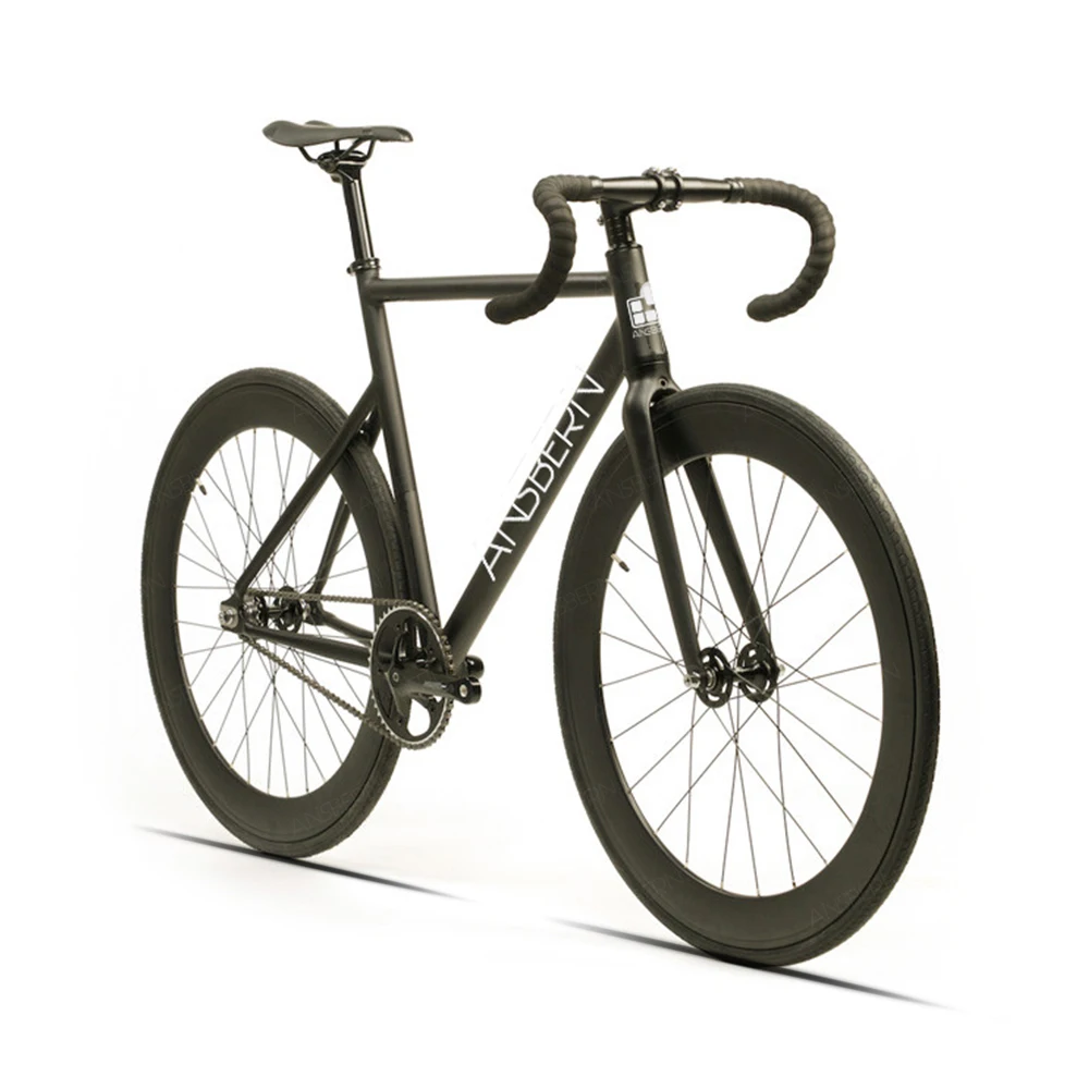 Ansbern 700C 6061 Aluminum Alloy Fixie Bicicleta With Crankset Single Speed And Fixie Parts