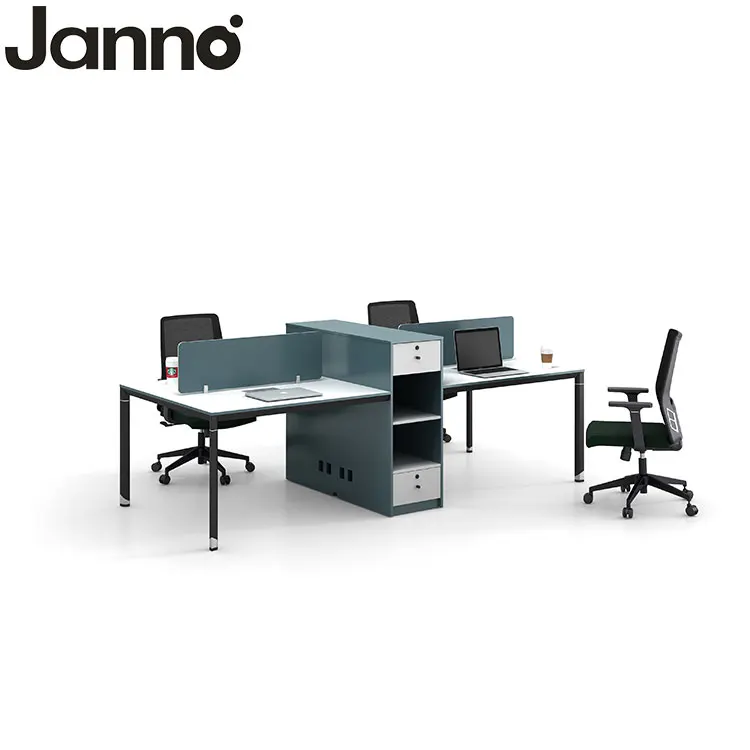 Современная офисная мебель для офиса, двойной Рабочий стол для персонала, компьютерный стол
