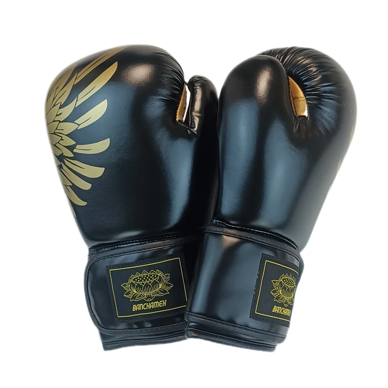 Custom logo kids 16oz lace up professional winning boxing gloves