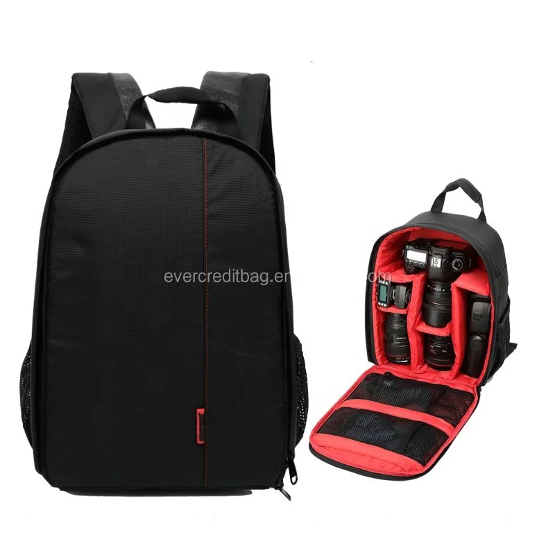Evercredit High Quality Factory Waterproof Multi-function Camera duffle Bag Backpack Camera Bag