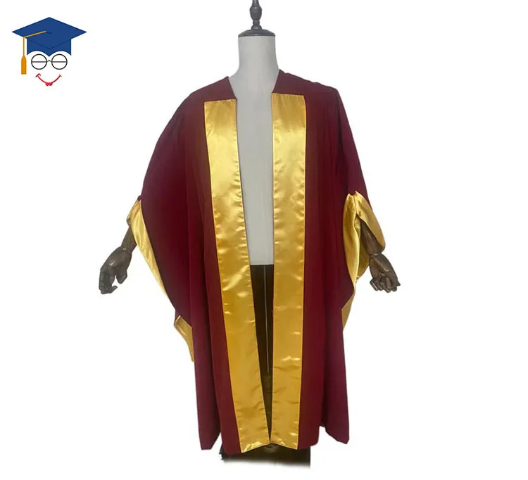 Wholesale customized Deluxe Graduation Gown founder for school