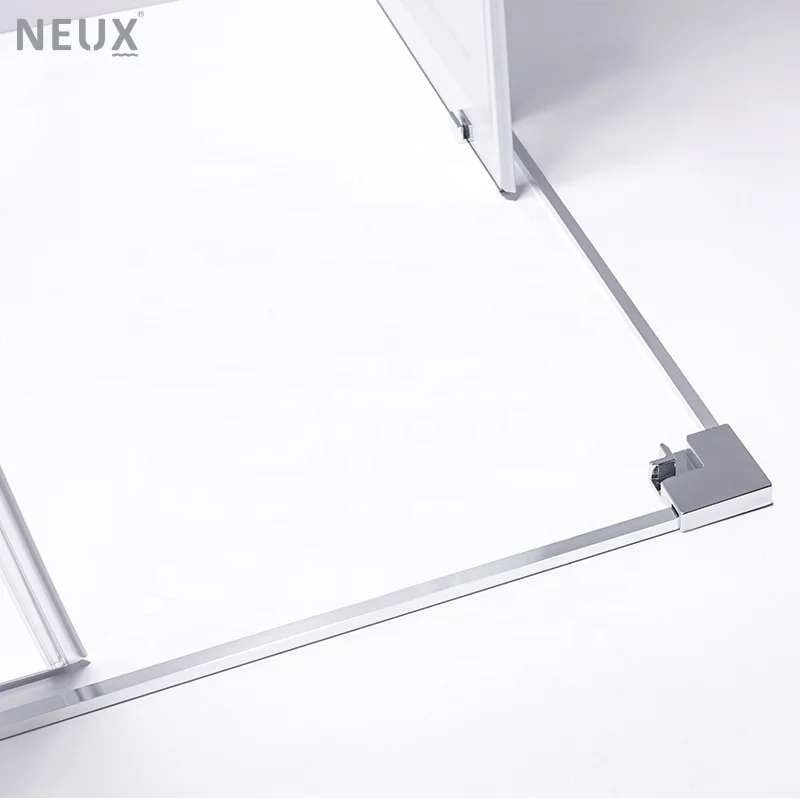 Tempered Glass Shower Room Bathroom Square Corner Sliding Door Shower Enclosure