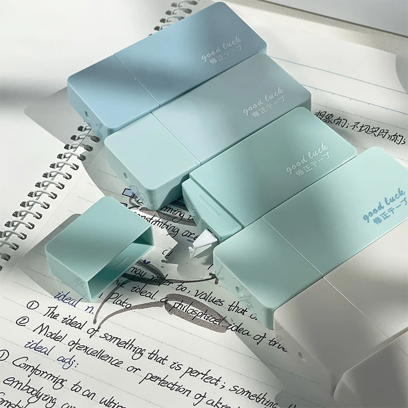 libreria y papeleria creativa papeleria kawaii al por mayor custom printed gradient colorful correction tape for girls