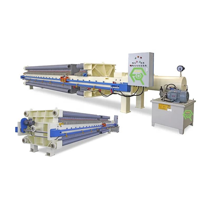 Professional Effluent Treatment Press Filter Drilling Mud Filter Press machine Paper mill sludge treatment equipment