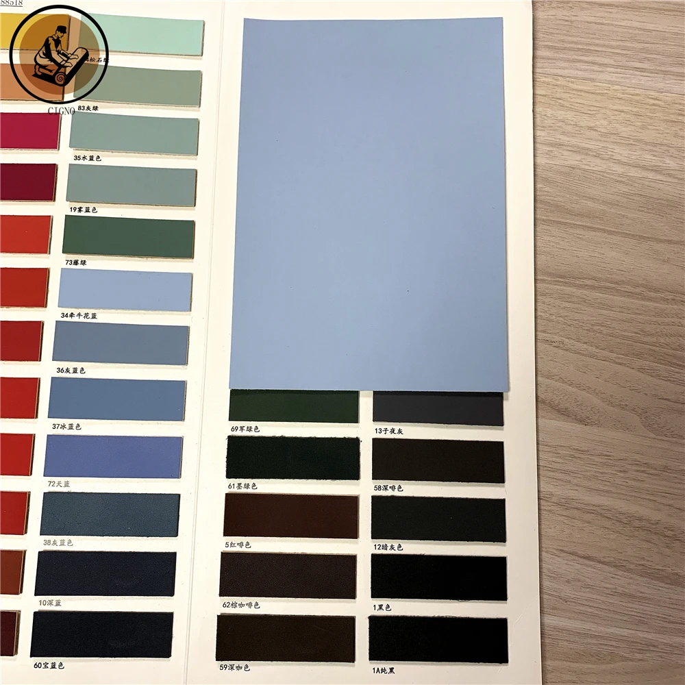 Vegetable Tanned Cow Texture PU Faux Leather for Handbags Shoes Bags Notebook Recycled Leather