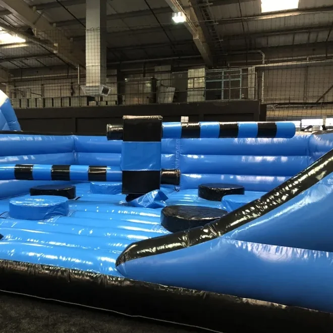 Mechanical Inflatable Sport Game Adult/Children Last Man Standing Wipeout Sweeper Games