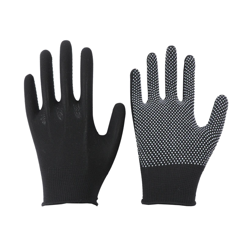 Supply Top Quality Cheap dotted cotton Knitted gloves