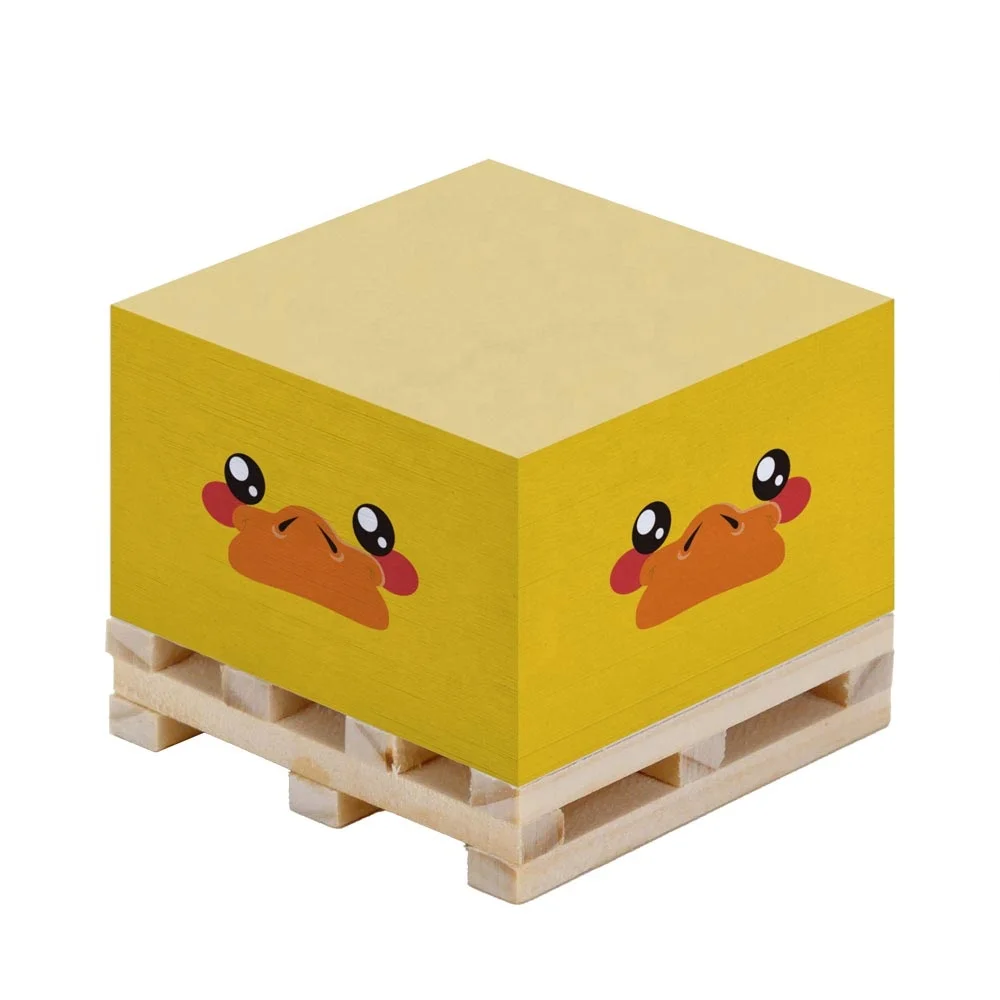 Cute new hot selling creative sticky notes cube personalized customization study office sticky notes cube